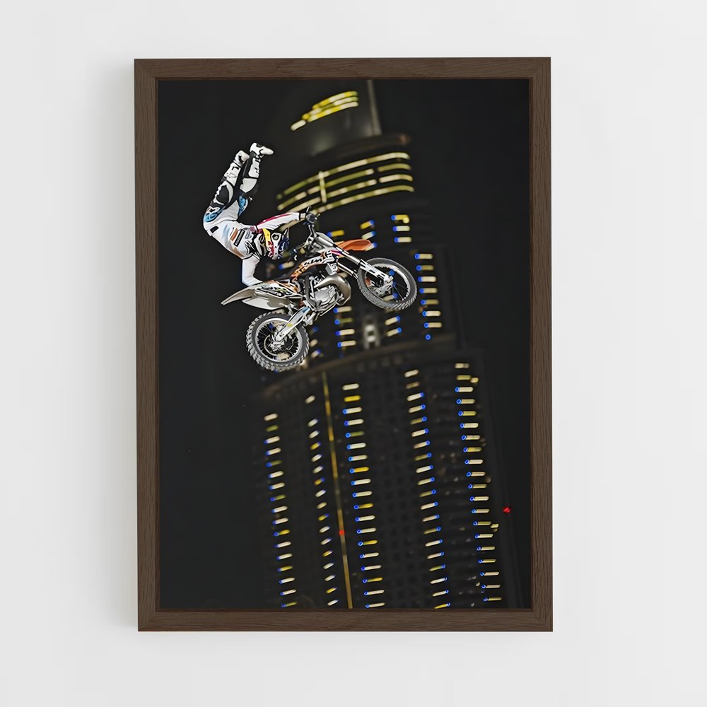 Poster Airborne Adventure – affiche Motocross freestyle (vue 5)